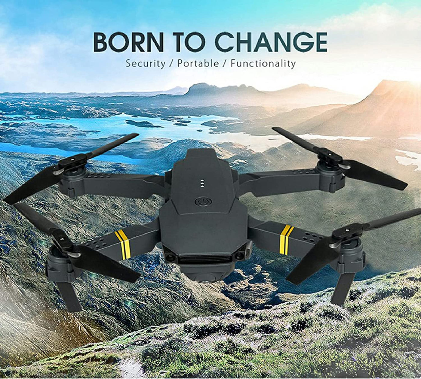 4K HD Dual Camera Foldable RC Quadcopter Drone with FPV WiFi