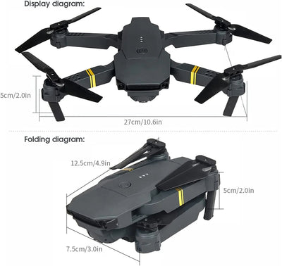 4K HD Dual Camera Foldable RC Quadcopter Drone with FPV WiFi
