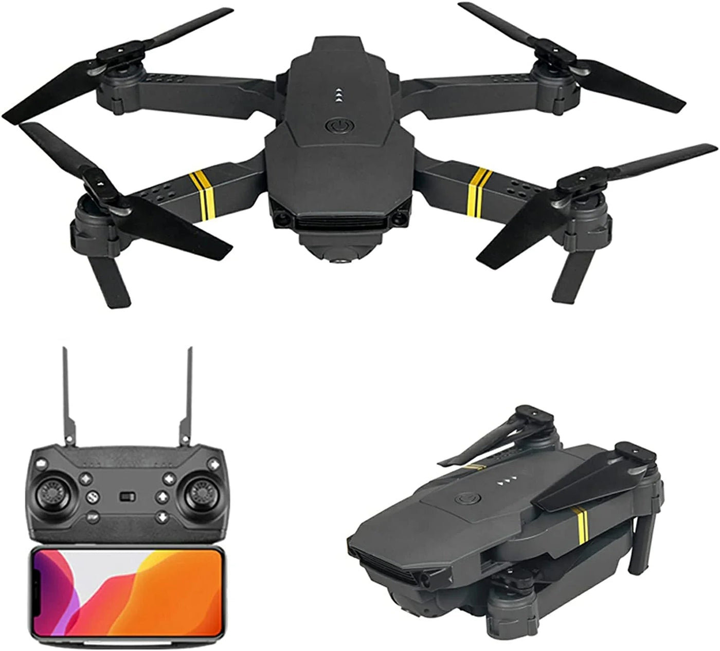 4K HD Dual Camera Foldable RC Quadcopter Drone with FPV WiFi