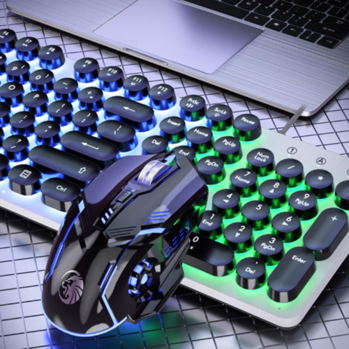 Gaming Keyboard and Mouse Combo with LED Backlight USB Wired
