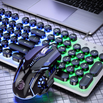 Gaming Keyboard and Mouse Combo with LED Backlight USB Wired