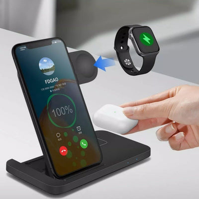 Ninja Dragons 3-in-1 Foldable Wireless Charging Station