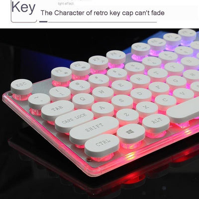 Gaming Keyboard and Mouse Combo with LED Backlight USB Wired