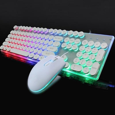 Gaming Keyboard and Mouse Combo with LED Backlight USB Wired