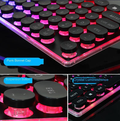 Gaming Keyboard and Mouse Combo with LED Backlight USB Wired